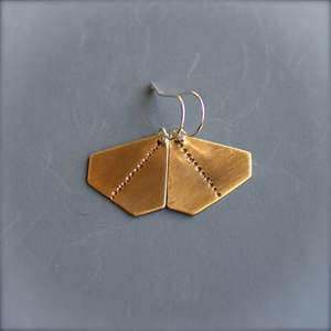 Bijoux de mode en cuivre et laiton durables de luxe, écologiques et fabriqués à la main, modèle 1, pour accessoires de mode en cristal - Product Image 6