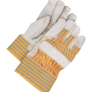 Gants de travail en cuir de buffle de qualité supérieure, gants de protection en cuir et coton pour ouvriers du bâtiment canadiens, sécurité industrielle - Product Image 6