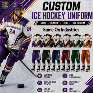 Custom Name Number Sublimated Jersey and Pants Complete Outfit Full Print OEM ODM Service Ice Hockey Uniform For Team Wear - Product Image 6