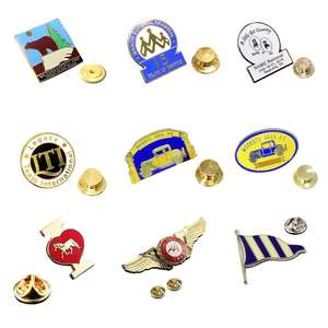 Stainless steel, iron, soft enamel alloy badges, and modern fashion design are all available custom-shaped metal reels - Product Image 2