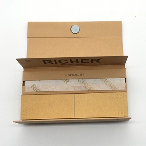 Papier à rouler personnalisé de qualité supérieure 3 en 1 avec plateau, format King Size Slim, papier naturel, conception OEM, papier à combustion lente, fabricant certifié - Product Image 6