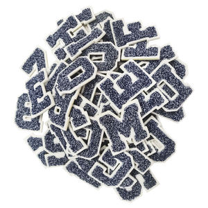 Écusson brodé 3D coloré écologique, thermocollant ou à coudre, pour vêtements, chapeaux, sacs, vestes – Vente en gros - Product Image 3