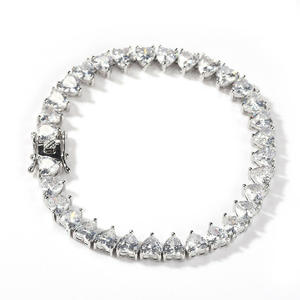 Best Quality Custom Moissanite Tennis Bracelet <b>for</b> <b>Men</b> Women 925 Silver Hip Hop Jewelry <b>for</b> Wedding and Anniversary Gifts - Product Image 1