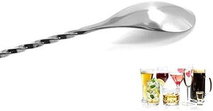 Factory Wholesale Prices Stainless Steel <b>Bar</b> Stirrer Spoon Twisted Muddler Long Handle Cocktail Stirrer Mixing Spoon Durable - Product Image 3