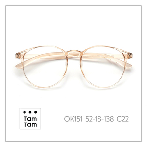 ทัมทัมกรอบแว่นตาทรงวงรีใส OK151 52-18-138 แบบเต็มขอบ น้ำหนักเบา ป้องกันรังสียูวี สำหรับใช้ในชีวิตประจำวัน - Product Image 6