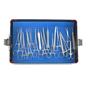 Juego de Instrumentos Quirúrgicos Veterinarios para Tejidos Blandos, Acero Inoxidable, Estuche de Esterilización de Alta Calidad para Cirugía Animal, Venta al por Mayor - Product Image 5