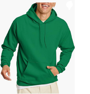 Sweat à capuche pull-over pour homme, coupe classique, style pyjama, haute qualité, personnalisé, brodé, épaules tombantes, respirant, séchage rapide, en polaire - Product Image 1