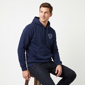 Sudadera con Capucha Unisex de Doble Capa, 420 Gsm, Cachemira Lisa Teñida, Bordado 3D, Perlas Bordadas, Impresión Personalizable - Product Image 4