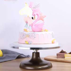 Base Giratoria para Tartas de Aleación de Aluminio de Alta Resistencia, Plataforma Giratoria para Decoración de Tartas, Elegante y Robusta, a Precio de Exportación al por Mayor - Product Image 5