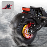 Scooter électrique tout-terrain à deux roues, pliable et à deux moteurs de 8000W, avec pneus de 13 pouces