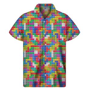 Chemises Hawaïennes d'été pour Hommes et Femmes, Imprimées en 3D, Motif Uni, pour le Golf, Impression Numérique Personnalisée, 100% Polyester, Séchage Rapide, Manches Courtes - Product Image 2