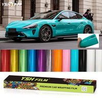 Film de protection de carrosserie automobile en TPU PPF couleur noir piano auto-réparant anti-rayures à changement de couleur – Vente directe usine