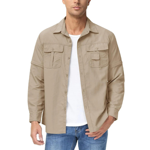 Nouvelle veste ample pour homme avec chemise cargo à manches longues et poches en jean, chemises pour homme, chemises en jean personnalisées - Product Image 6
