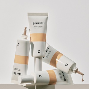 [Preciali] Crema Facial Natural Glow Blemish Balm, Crema BB Vegana Orgánica de Hidratación Diaria con Cristales - Product Image 1