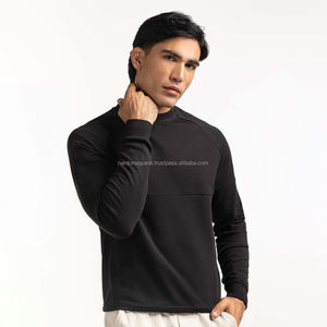 Nardon Apparel Impresión personalizada Patrón bordado logo Unisex Manga larga Color sólido Hombres Cuello redondo Sudadera Sudaderas para hombres - Product Image 5