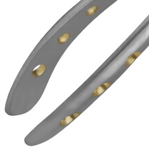 Forceps manuels d'extraction dentaire # F1 Poignée dorée à paillettes de diamant en acier inoxydable avec prise ergonomique pour instruments chirurgicaux - Product Image 5
