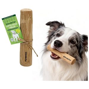 Palo de Madera de Café Hecho a Mano para Perros, Juguete Natural Duradero para Mascotas, Suministro al por Mayor - Product Image 6