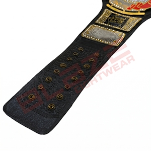 Cinturón de Campeonato Mundial de Peso Pesado Personalizado de AEW TNT, Cinturón de Boxeo de Lujo con Hebilla de Placa de Cuero Genuino y Latón de 51 Pulgadas - Product Image 2