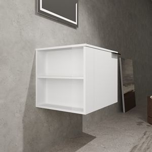 Mobile Bagno Moderno da 24 Pollici con Lavabo Integrato, Ampio Spazio, Combinazione Mobile Lavabo Bagno Moderno - Product Image 4