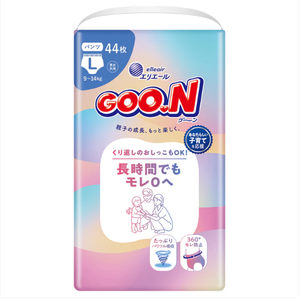 Pañales para Bebé Goon 2026, Hechos en Japón, Larga Duración, Protección Contra Fugas, Talla L 44, Suaves, Transpirables, Alta Absorbencia - Product Image 1