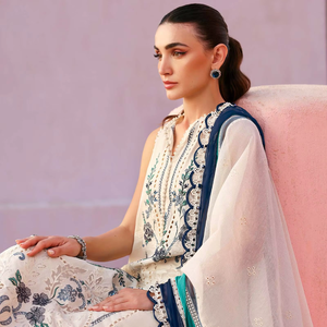 Robe de soirée pakistanaise indienne de boutique / Robe de soirée brodée à la main avec des paillettes, collection la plus récente, haute qualité - Product Image 1
