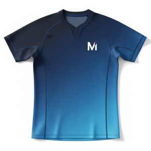 ชุดรักบี้แบบสั่งทำคุณภาพสูง ผลิตจากโพลีเอสเตอร์รีไซเคิล เป็นมิตรต่อสิ่งแวดล้อม ระบายอากาศได้ดี ขายส่งแบบ OEM - Product Image 1