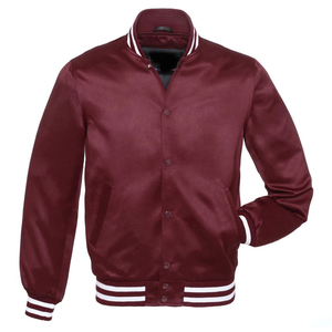 Blouson Bomber Unisexe en Satin Personnalisé avec Broderie Sportive sur le Devant, Respirant et Écologique pour le Printemps - Product Image 6