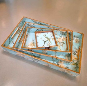Printed MDF Enamel <b>Tray</b> for <b>Breakfast</b>, Tea Serving, Snacks and Decorative Display - Product Image 6