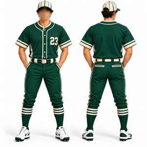 Ensemble d'uniformes de baseball personnalisés, maillot et pantalon de baseball sublimés, vêtements d'équipe professionnels pour les clubs et les ligues - Product Image 4