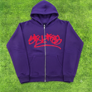 Sudadera con Capucha Hustle Hall of Fame para Hombre, de Algodón Transpirable, Estilo Hip Hop, 300g, con Logotipo Frontal, Estilo Casual de Invierno - Product Image 2