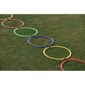 Escalera de Agilidad Portátil, Aros de Entrenamiento de Equilibrio, Set de Práctica de Coordinación para Juego en Interiores y Exteriores - Product Image 1