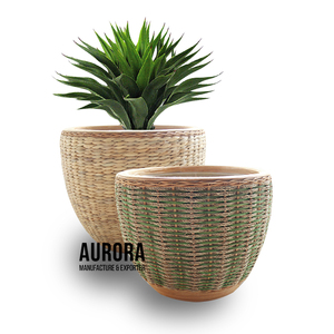 Macetas de Jacinto de Agua Hechas en Vietnam, Diseño Nuevo, Tamaño Personalizado, Macetas de Ratán para Hogar y Jardín con Etiqueta Personalizada - Product Image 3