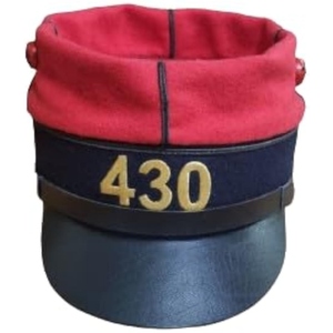 Kepi Francés Formal con Encaje y Bordado a Mano, Ajustable, Unisex, para Adultos, para Fiestas, Estilo Militar, Diseño Tradicional, para las Cuatro Estaciones - Product Image 6