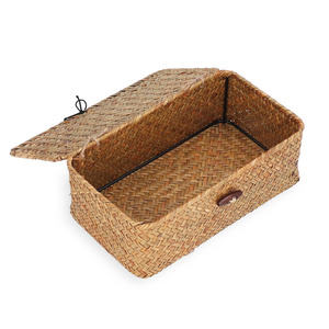 Caja de almacenamiento de perfume de seagrass, organizadores de rafia, precio económico, directo de proveedor verificado - Product Image 3
