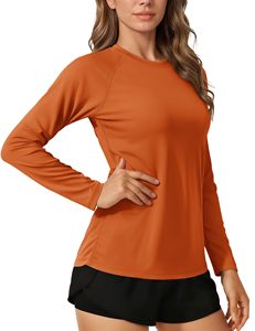 Modern Women's Fishing <b>Shirts</b> Long Sleeve UPF 50 <b>Sun</b> Protection Breathable Quick Dry 100% Polyester Performance Fishing Tops - Product Image 1