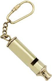 Porte-clés rond en laiton poli modèle nautique Lord LV0024 - Thème antique, cadeau promotionnel - Product Image 5
