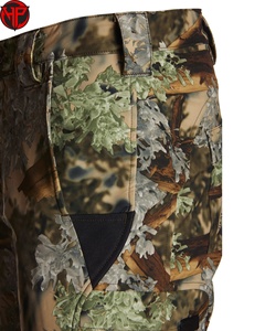Pantalon de chasse unisexe camouflage imprimé numérique, respirant, en polyester, pour activités de plein air en automne - Product Image 4