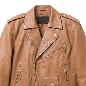 Nouvelle veste en cuir respirante et confortable, couleur unie, personnalisable, qualité supérieure pour homme, style avec vestes en cuir - Product Image 3