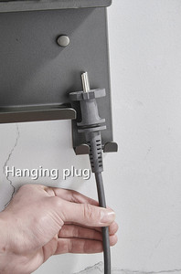 Organisateur d'outils capillaires universel, support mural en métal pour sèche-cheveux <span class=keywords><strong>Dyson</strong></span>, pour rangement dans la salle de bain - Product Image 3