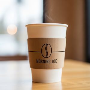 Funda de Papel Kraft Ecológica de Alta Calidad para Vasos de Café, Fabricada en Vietnam, Impresión y Logotipo Personalizados, Apta para Microondas, Reciclable - Product Image 4