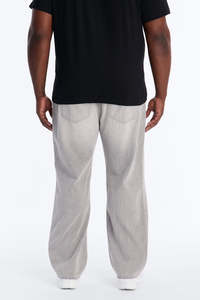 Jean décontracté baggy en denim délavé et déchiré pour homme, style streetwear tendance - Product Image 2