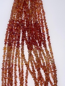 Cuentas de zafiro naranja natural pulido, en bruto, sin cortar, de 3*4mm a 4*5mm, para fabricación de joyas, suministro suelto hecho a mano. - Product Image 6