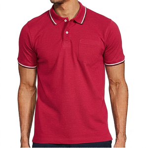 Chemise décontractée pour homme, gris foncé, manches courtes, avec poche poitrine, couleur unie, 100 % polyester jersey, logo frontal, respirante, coupe classique - Product Image 2
