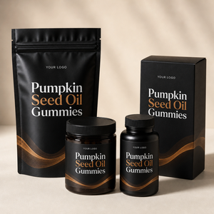 Gomitas de Aceite de Semilla de Calabaza Personalizadas con Marca Privada OEM ODM, 3000mg con Saw Palmetto, 60 Unidades, Suplemento Herbal - Product Image 5