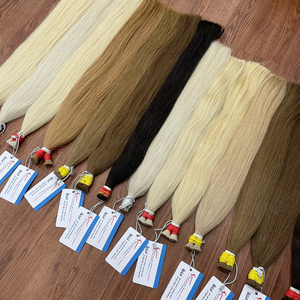 Premium Colored Vietnamese Bulk Human Hair 100% Virgin Hair <b>Extensions</b> <b>for</b> <b>Braiding</b> Soft & Natural Ready to Ship - Product Image 2