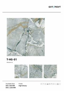 กระเบื้องพอร์ซเลนแบบมันเงา ทันสมัย ทนทาน ขนาด 60x60 ซม. 600x600 มม. 24x24 นิ้ว สำหรับปูพื้นและผนังภายใน - Product Image 3