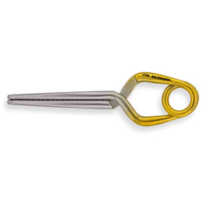 Pince d'occlusion manuelle réutilisable en acier inoxydable de qualité chirurgicale, légèrement incurvée, pour vaisseaux, 11 mm, vente en gros - Product Image 1