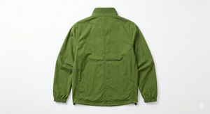 Men's Vintage Solid <b>Waterproof</b> Bomber <b>Jacket</b> Lightweight Zip-Up Outerwear Breathable Quick Dry for Autumn - Product Image 5