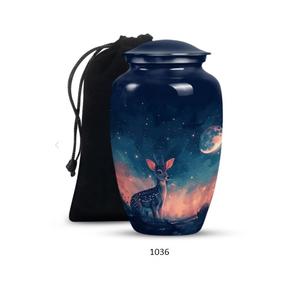 โกศไม้กวางสำหรับใส่เถ้ากระดูกมนุษย์ |   อนุสรณ์สถานงานศพขนาดใหญ่ทำด้วยมือ |   โกศบรรจุอัฐิสำหรับผู้หญิงและผู้ชาย - Product Image 6