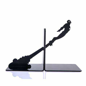 Sujetalibros Metálicos Hechos a Mano, Decorativos y Resistentes, Juego de Sujetalibros Indios para el Hogar, Oficina o Biblioteca - Product Image 1